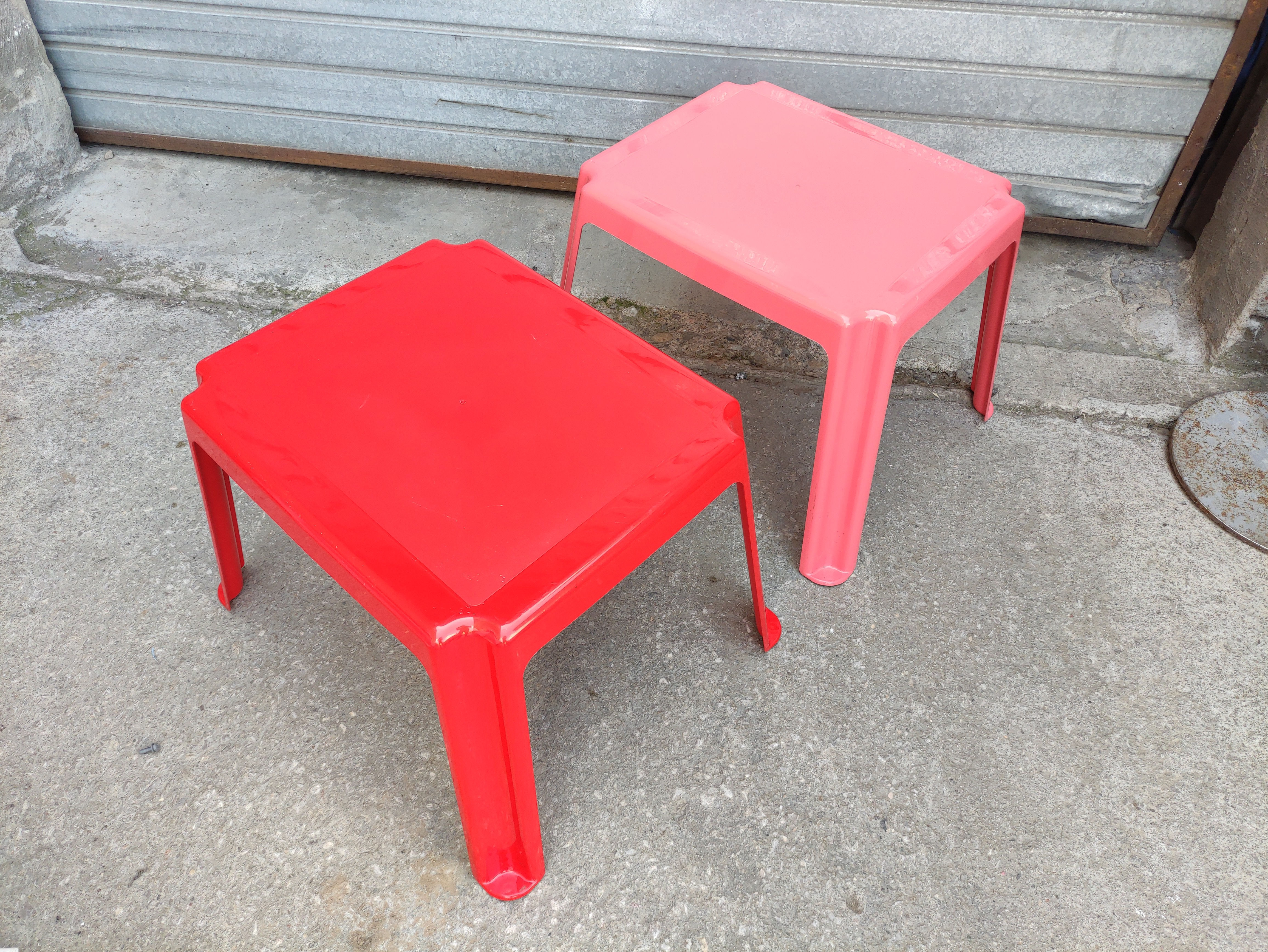 mesa infantil plast rojo rosa 41.5x53x44 1u